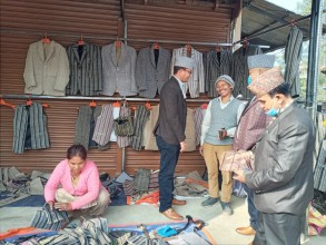 एमाले महाधिवेशनस्थलमा चम्कियो अल्लो कपडाको व्यापार